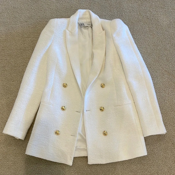 Zara strong shoulder blazer - Picture 1 of 4